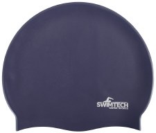 SwimTech Silicone Swim Cap Navy